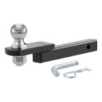 CURT Class 2 Towing Starter Kit - Ball Mount and Hitch Pin CURT towing starter kit with class 2 ball mount and hitch pin for secure and easy trailer hitch setup.