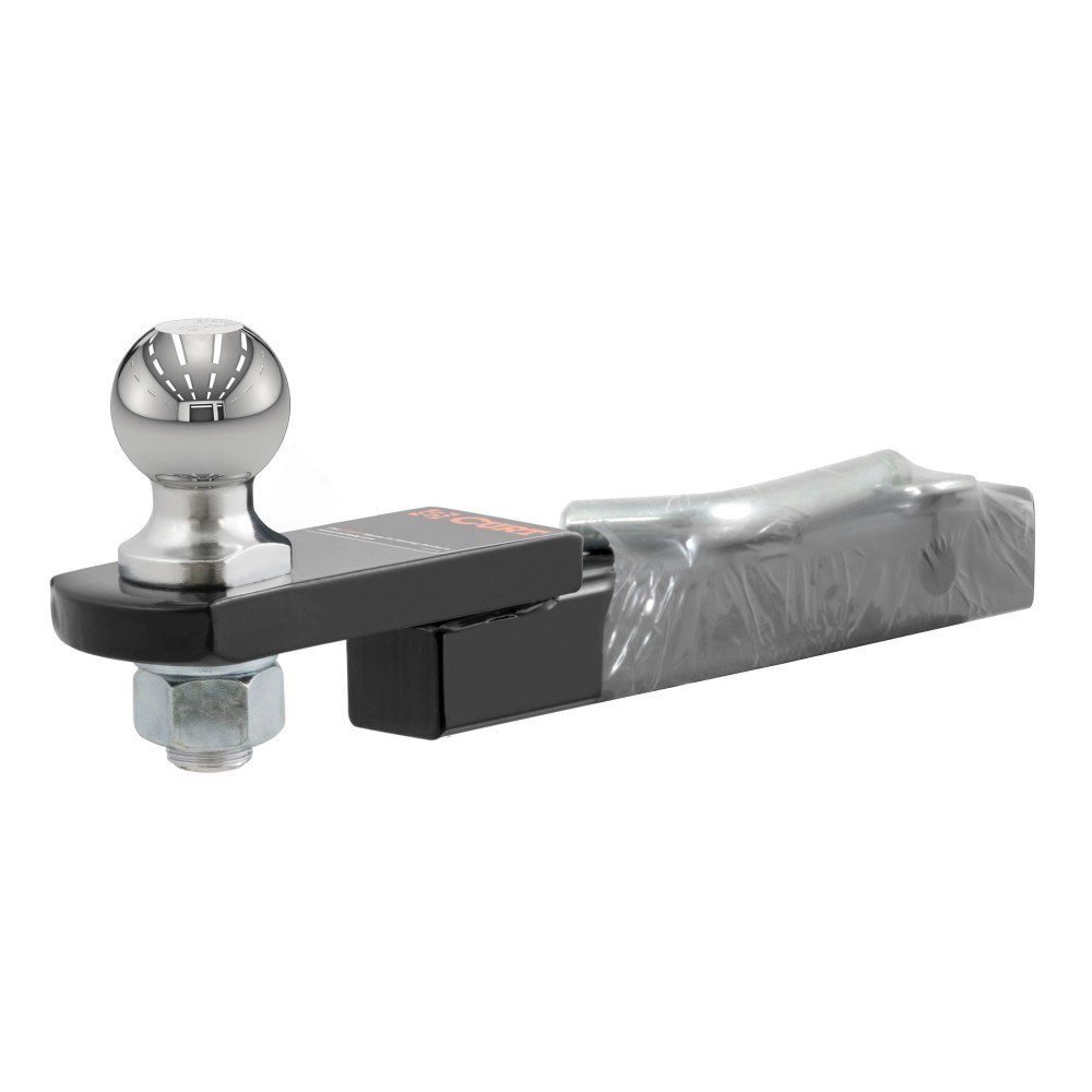 CURT Class 2 Towing Starter Kit - Ball Mount and Hitch Pin CURT towing starter kit with class 2 ball mount and hitch pin for secure and easy trailer hitch setup.