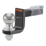 CURT Towing Starter Kit with Class 2 Ball Mount and Hitch Pin CURT towing starter kit including class 2 ball mount, hitch pin, and chrome-plated trailer ball for 1-1/4 inch hitch receivers.