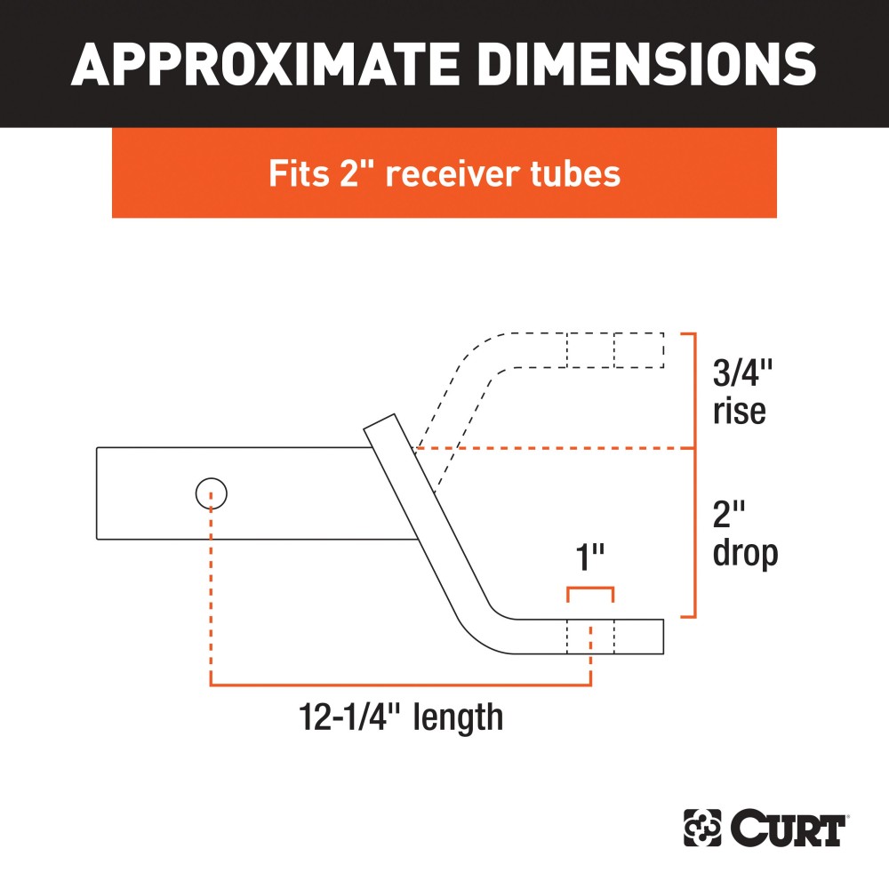 CURT Class 3 Ball Mount with 2-Inch Shank for Heavy-Duty Towing CURT class 3 ball mount with 2 inch shank designed for towing trailers with up to 7500 lbs capacity, featuring a durable black finish.