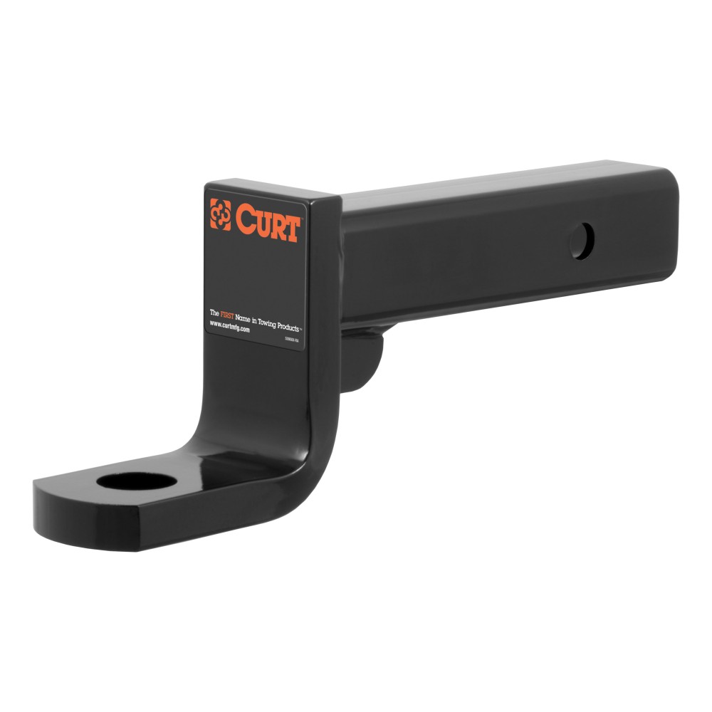 CURT class 4 ball mount with 2x2 inch shank and gloss black finish