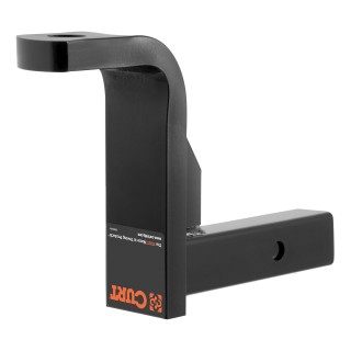 CURT Heavy-Duty Ball Mount for 2 Inch Hitch, 10,000 lbs GTW CURT heavy-duty ball mount, suitable for 2 inch hitch and large trailers, 8 inch drop option.