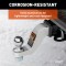 CURT Class 3 Aluminum Trailer Hitch Ball Mount 8K Capacity Trailer hitch ball mount with 2x2 inch shank and 8K towing capacity, shown in a drop position.