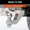 CURT Class 3 Aluminum Trailer Hitch Ball Mount 8K Capacity Trailer hitch ball mount with 2x2 inch shank and 8K towing capacity, shown in a drop position.