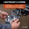 AlumaLite Aluminum Drop Hitch with Adjustable Dual Ball AlumaLite aluminum drop hitch with dual ball, lightweight billet aluminum, universal fit for 2" hitches.