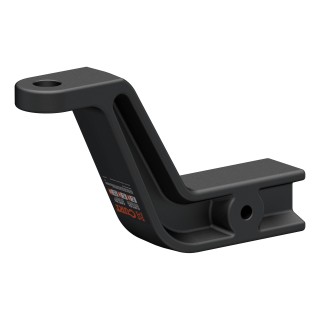 CURT Industrial Duty Ball Mount for 3-inch Trailer Hitches CURT industrial duty ball mount with 3" shank, 8" drop, carbide finish, rated 21,000 lbs GTW.
