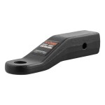 CURT forged ball mount on a commercial truck with 2-1/2 inch hitch receiver
