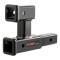 CURT Dual Hitch Extender for 2 Inch Receiver, 8 Inch Extension CURT dual hitch extender adds clearance and allows simultaneous towing and accessory mounting in a 2 inch receiver.
