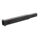 CURT 18 Inch Hitch Extender for 2 Inch Receiver Tube CURT hitch extender with gloss black finish for 2 inch receiver offering 18 inch extension