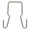 CURT Trailer Safety Chain Hanger Bracket on 2-Inch Hitch CURT safety chain hanger bracket clipped onto a 2-inch hitch shank, keeping trailer chains off the ground with durable steel construction.
