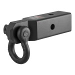CURT D-ring Shackle Mount for Off-road Recovery - 13000 lbs CURT D-ring shackle mount with 13,000 lbs capacity on a truck hitch