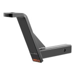 CURT Class 3 Ball Mount with 10-inch Drop and 8-inch Rise CURT class 3 ball mount for towing with 2x2 shank, featuring a durable gloss black finish.