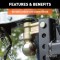 CURT Adjustable Ball Mount - 10,000 lbs Capacity with Dual Balls CURT adjustable ball mount with dual ball sizes, up to 10,000 lbs capacity, provides versatile towing solutions.