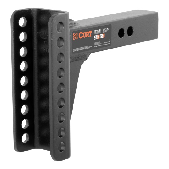 CURT Replacement Shank for Adjustable Channel Mount CURT replacement shank for adjustable channel mount fits 2 inch receiver