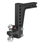 CURT Adjustable Trailer Hitch With Dual Ball for Versatile Towing CURT adjustable trailer hitch with dual ball mount for level towing