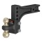 CURT Adjustable Trailer Hitch Ball Mount with Dual Ball 20,000 lbs CURT trailer hitch ball mount with dual ball, steel construction, adjustable height, anti-rattle technology, two ball sizes