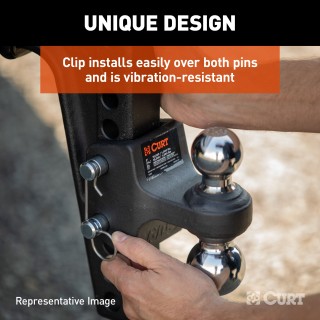 CURT Adjustable Trailer Hitch Ball Mount with Dual Ball CURT adjustable trailer hitch with dual ball mount for safe towing