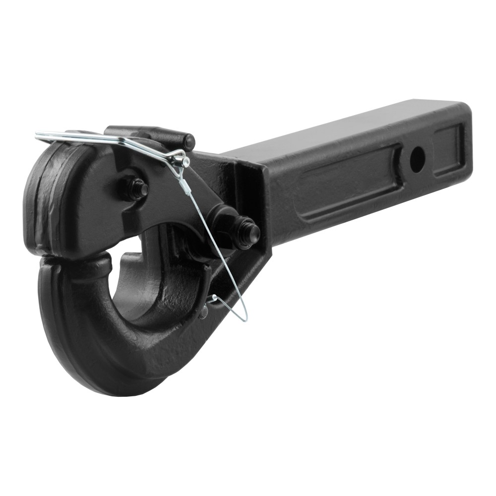 Heavy-Duty Pintle Hook for 2 Inch Receiver with 20,000 lbs GTW High capacity pintle hitch with 20,000 lbs weight limit and black powder coat finish