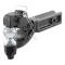 CURT Heavy-Duty Combination Ball and Pintle Hitch for Secure Towing CURT combination ball and pintle hitch with powder coat and chrome finish, fits 2-1/2 inch receiver, 20,000 lbs capacity.