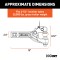 CURT Heavy-Duty Combination Ball and Pintle Hitch for Secure Towing CURT combination ball and pintle hitch with powder coat and chrome finish, fits 2-1/2 inch receiver, 20,000 lbs capacity.