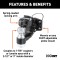 CURT Combination Ball and Pintle Hitch with Durable Finish CURT combination ball and pintle hitch for heavy-duty towing, featuring a durable powder coat finish and secure coupling.