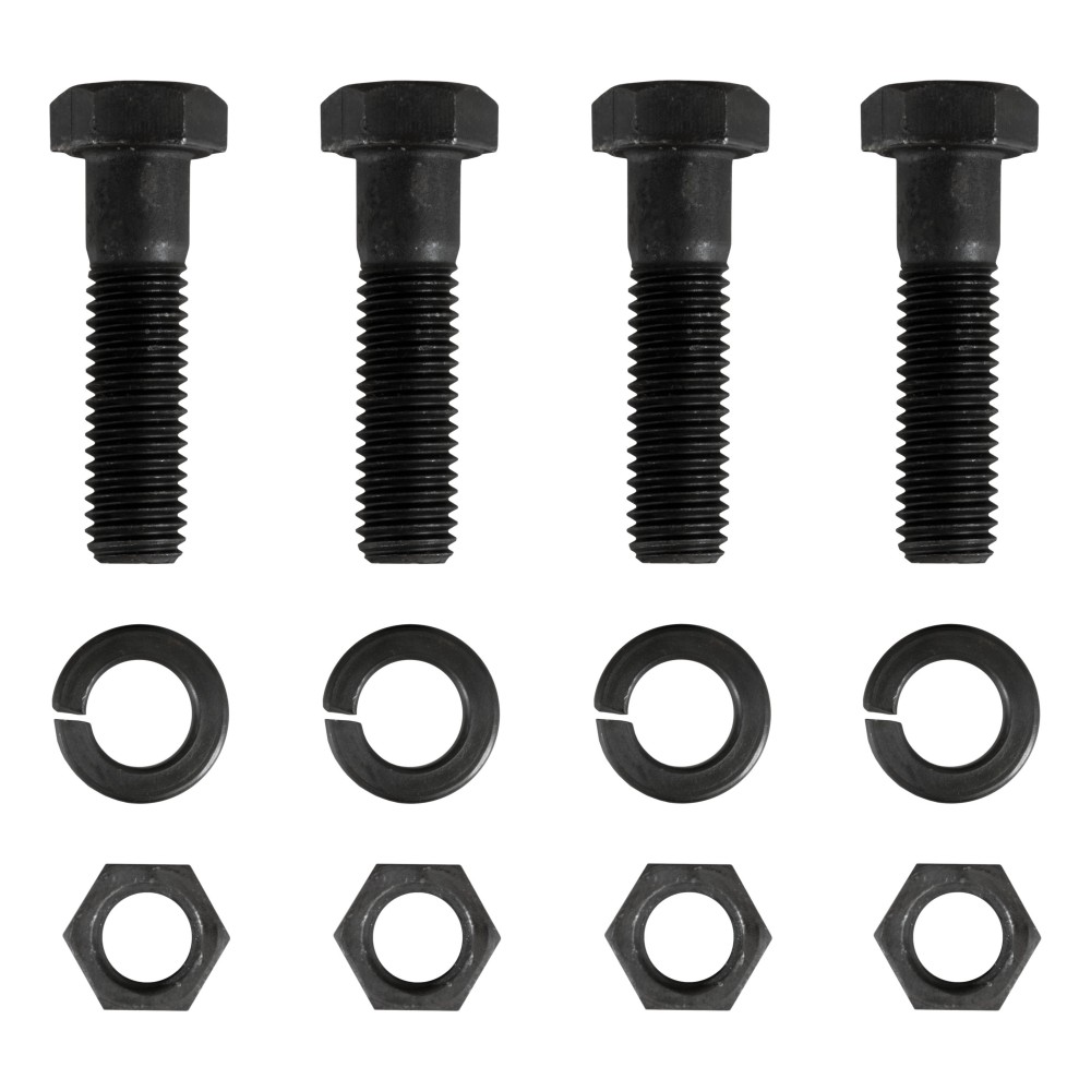 CURT Combination Pintle and Ball Hitch - Secure Towing Solution CURT combination ball and pintle hitch with gloss black powder coat finish for secure, heavy-duty towing.