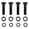 CURT Combination Pintle and Ball Hitch - Secure Towing Solution CURT combination ball and pintle hitch with gloss black powder coat finish for secure, heavy-duty towing.