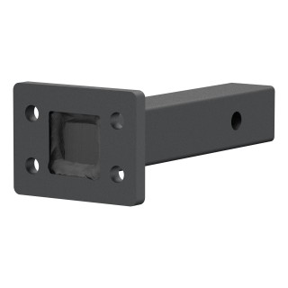CURT Adjustable Pintle Mount for 2-Inch Receiver - Durable Finish CURT adjustable pintle mount with a solid steel shank for heavy-duty towing on 2-inch receivers.