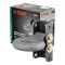 CURT Pintle Hitch with Adjustable Lunette Eye Kit CURT pintle hitch featuring a channel-mount lunette eye kit with three-position height adjustment, supporting up to 12,000 lbs