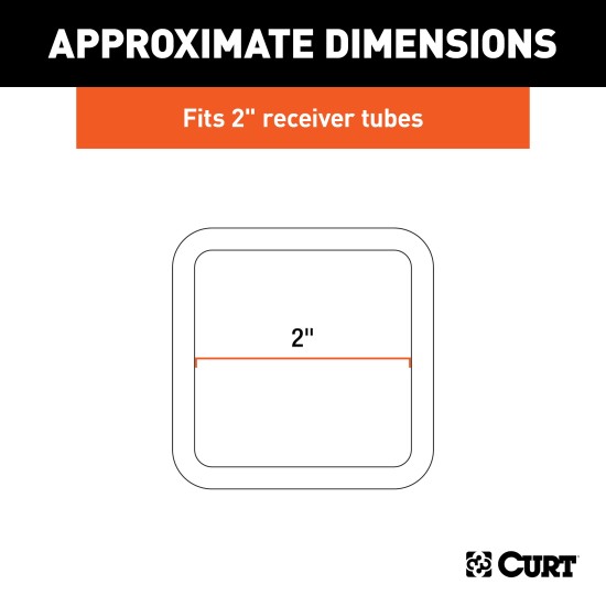 CURT Steel Reinforcement Collar for 2 Inch Receiver Tubes CURT steel reinforcement collar for enhancing 2 inch receiver tube strength