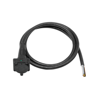 7-way car end connector with brass terminals and UL listed cable