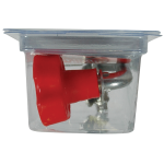 Genuine BULLDOG Top Wind Trailer Jack Crank Handle Red knob BULLDOG top wind trailer jack crank handle for 150, 160, 170 series jacks
