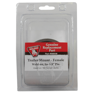 BULLDOG trailer jack weld-on female swivel mount for 190 series