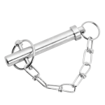 Bulldog Genuine 9/16 x 2.75 Pull Pin with Chain for Jacks Bulldog genuine pull pin with chain for drop leg jacks, 9/16 x 2.75 inches.