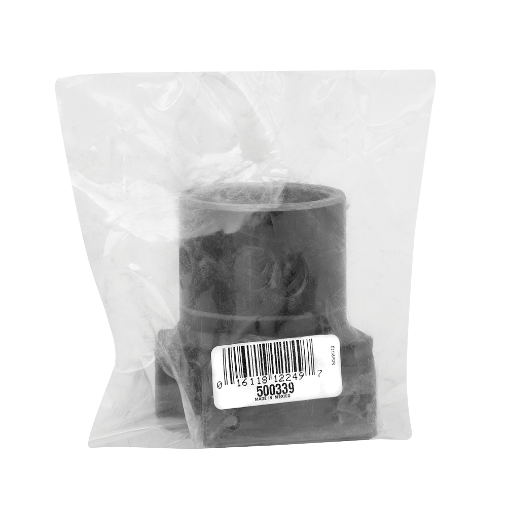 U-Bracket Pipe Mount for Trailer Swivel Jack with 5/8 inch Pin Hole U-bracket pipe mount for attaching swivel jack to trailer with male pipe and 5/8 inch pin hole