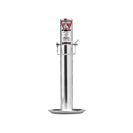 Universal Bulldog Drop Leg for A-Frame Jacks by Pro Series Zinc plated Bulldog drop leg fitting most A-frame jacks for trailers