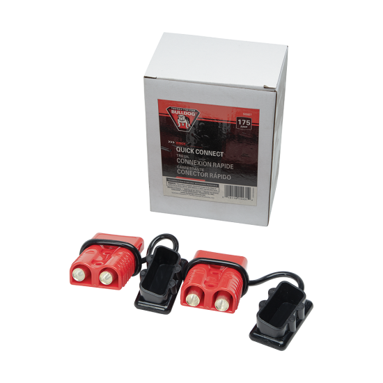 BULLDOG Electric Winch Accessory Quick Connector 175 AMP BULLDOG Electric Winch Accessory with 175 AMP Quick Connector for ATV or Utility winches