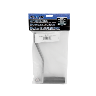 Durable 8-inch trailer winch handle designed for efficient towing.