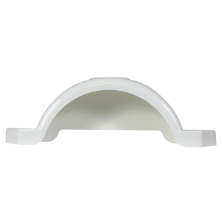 Durable Injection Molded HDPE Trailer Fenders with Skirt High density polyethylene trailer fenders with built-in skirt, impact-resistant and corrosion-proof, for 14 inch wheels.