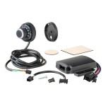 CURT Spectrum Trailer Brake Controller with Sleek Dash Interface CURT Spectrum trailer brake controller with rotary knob interface and tri-color LEDs for enhanced vehicle safety.