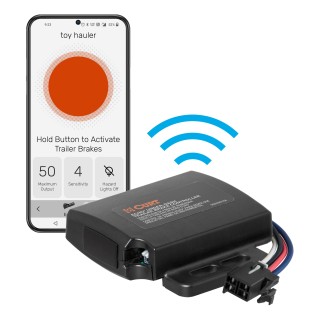 CURT Echo Under-Dash Bluetooth Trailer Brake Controller CURT Echo under-dash trailer brake controller with Bluetooth connectivity
