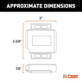 CURT Echo Under-Dash Bluetooth Trailer Brake Controller CURT Echo under-dash trailer brake controller with Bluetooth connectivity