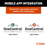 CURT's sway control system enhances towing safety with advanced technology and Bluetooth integration.