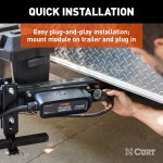 CURT's sway control system enhances towing safety with advanced technology and Bluetooth integration.