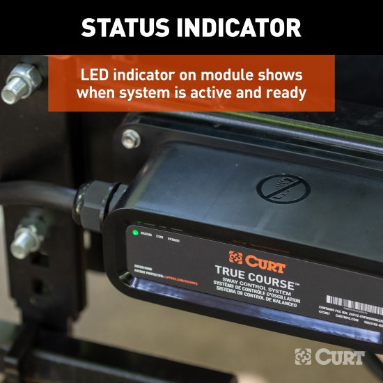 CURT's sway control system enhances towing safety with advanced technology and Bluetooth integration.