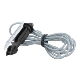 CURT Breakaway Kit Lanyard Pin with 48-Inch Cable CURT breakaway kit lanyard pin featuring a 48-inch cable for trailer safety