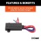 CURT Soft-Trac 1 Breakaway Kit with Rechargeable Battery CURT Soft-Trac 1 breakaway kit with 12-volt rechargeable battery and components