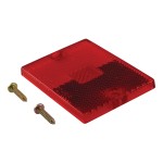 CURT Combination Light Replacement Lens for Trailer Lights CURT combination light replacement lens, red, rectangular shape, fits CURT #53440 and #53441 trailer lights