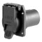 CURT 7-way RV Blade Connector with Spring-loaded Cover CURT electrical 7-way RV blade connector with black plastic and cover