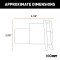 CURT 7-way RV Blade Connector with Spring-loaded Cover CURT electrical 7-way RV blade connector with black plastic and cover